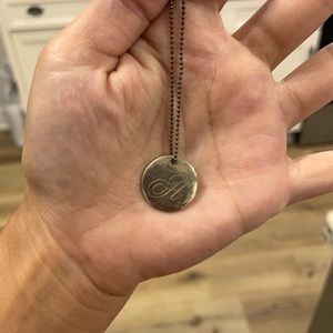 “A” Tiffany & Co. necklace